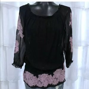 NWT INC International Concepts Silk Blouse sz4